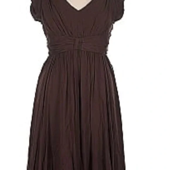 Suzi Chin for Maggy Boutique Chocolate Midi Dress - Picture 12 of 12